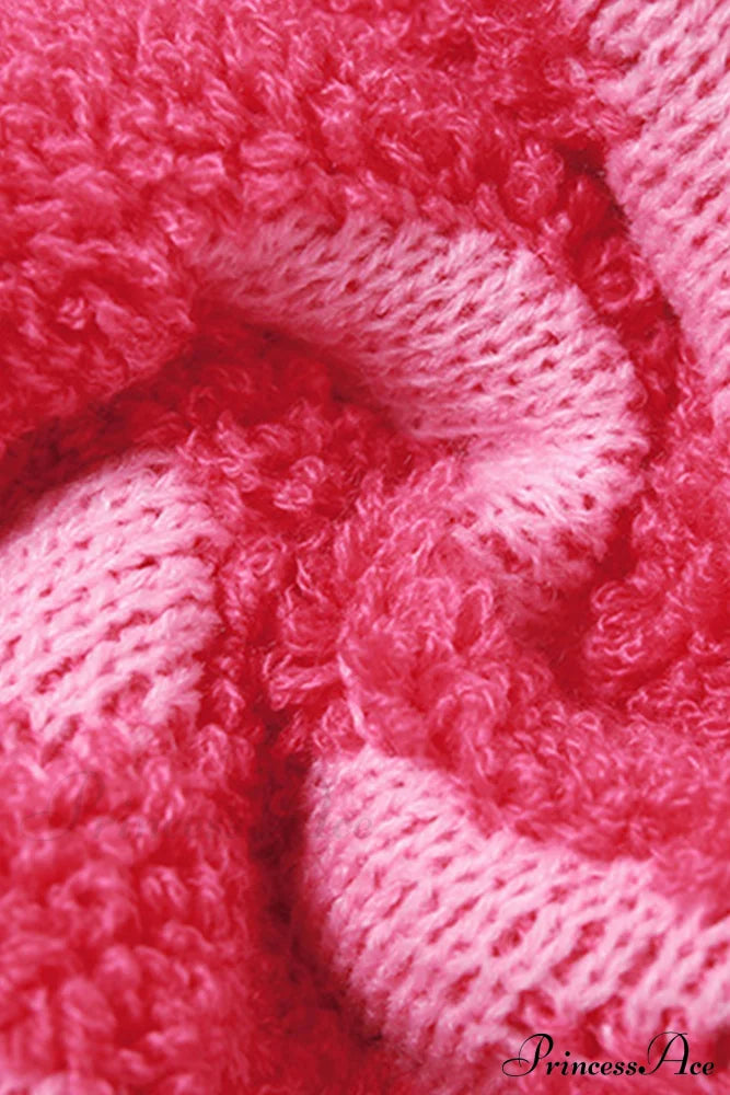 Neck Crop Jacquard V Sweater image 7