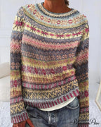 Neck in Vibrant Round Sweater Colors image 2