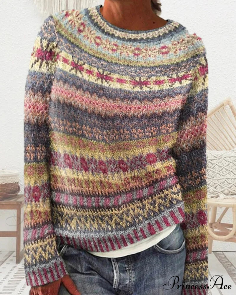 Neck in Vibrant Round Sweater Colors image 4