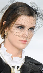 NET MESH VEIL HEADBAND TOPPER image 1