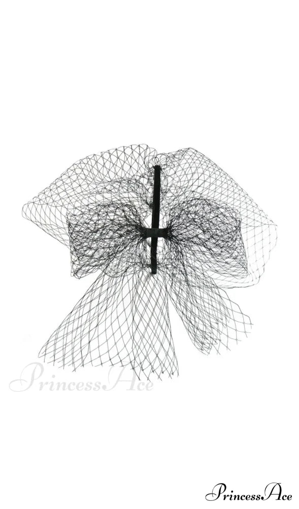 NET MESH VEIL HEADBAND TOPPER image 3