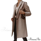 New Arrival Casual Pocket Lapel Overcoat image 1