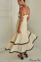 New Fashion Sexy Strapless Strap Women Long Boho Dress image 3