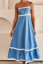 New Fashion Sexy Strapless Strap Women Long Boho Dress image 12