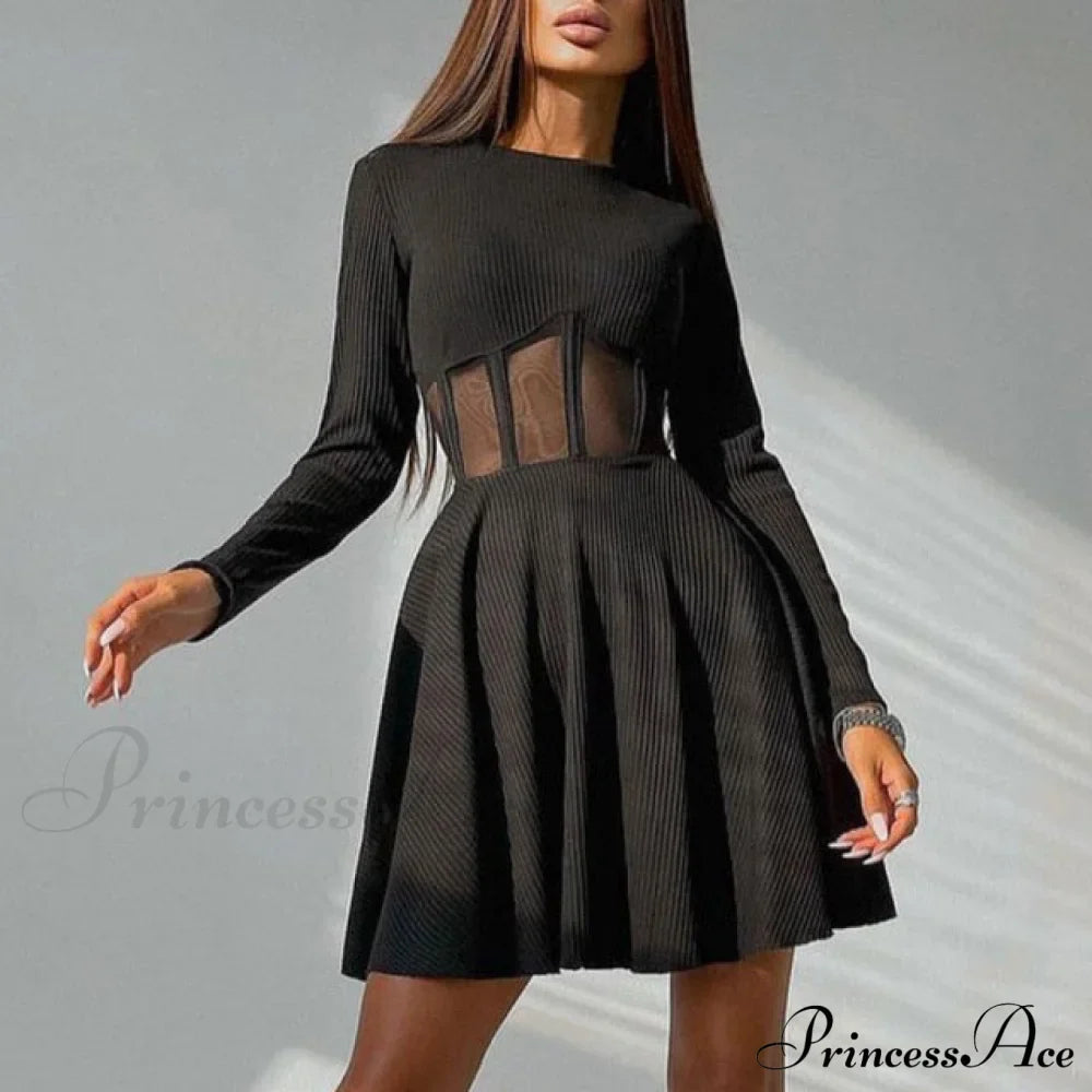 New Femme Sexy hiny Bright Fluffy Dress image 1