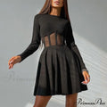 New Femme Sexy hiny Bright Fluffy Dress image 1
