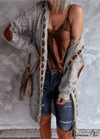 New Hot Selling Long-Sleeved Cardigan Sweater image 4