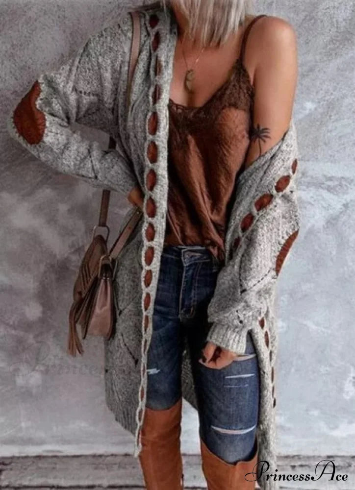 New Hot Selling Long-Sleeved Cardigan Sweater image 4