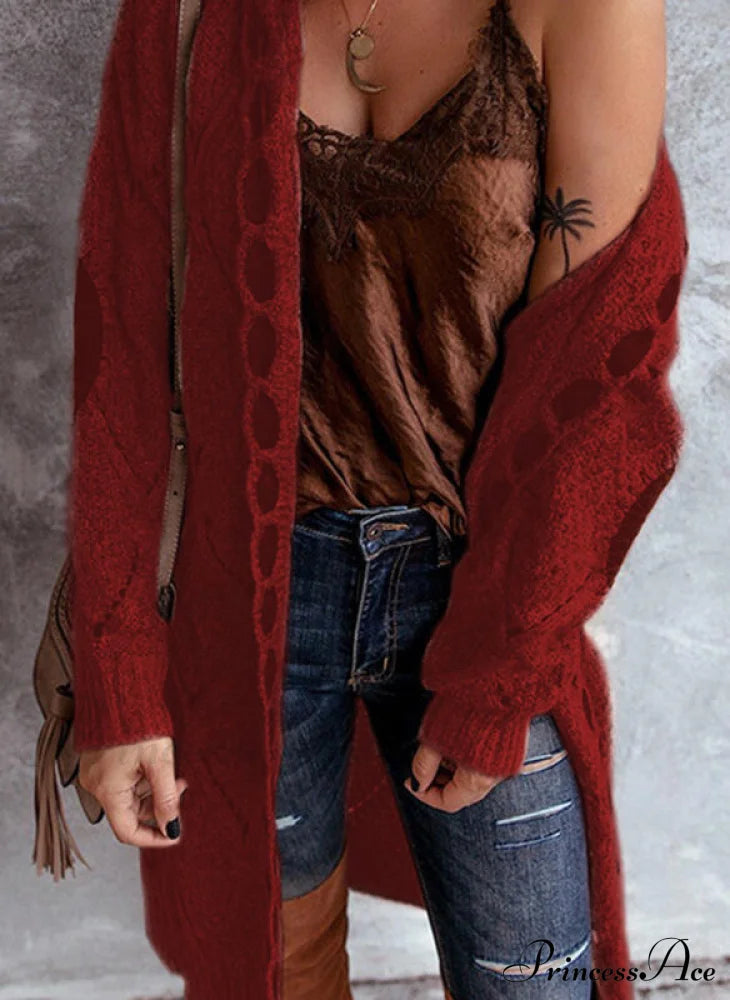 New Hot Selling Long-Sleeved Cardigan Sweater image 2