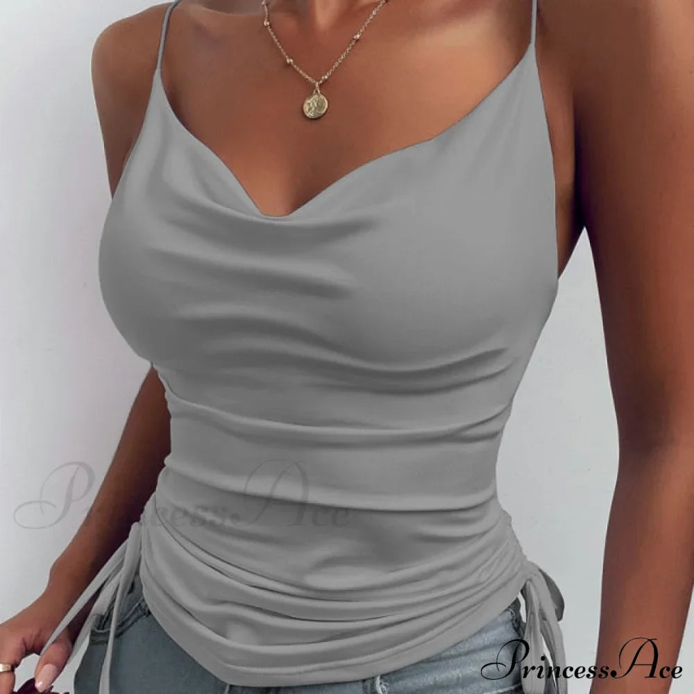 New Sexy Strap Basic Tops image 5