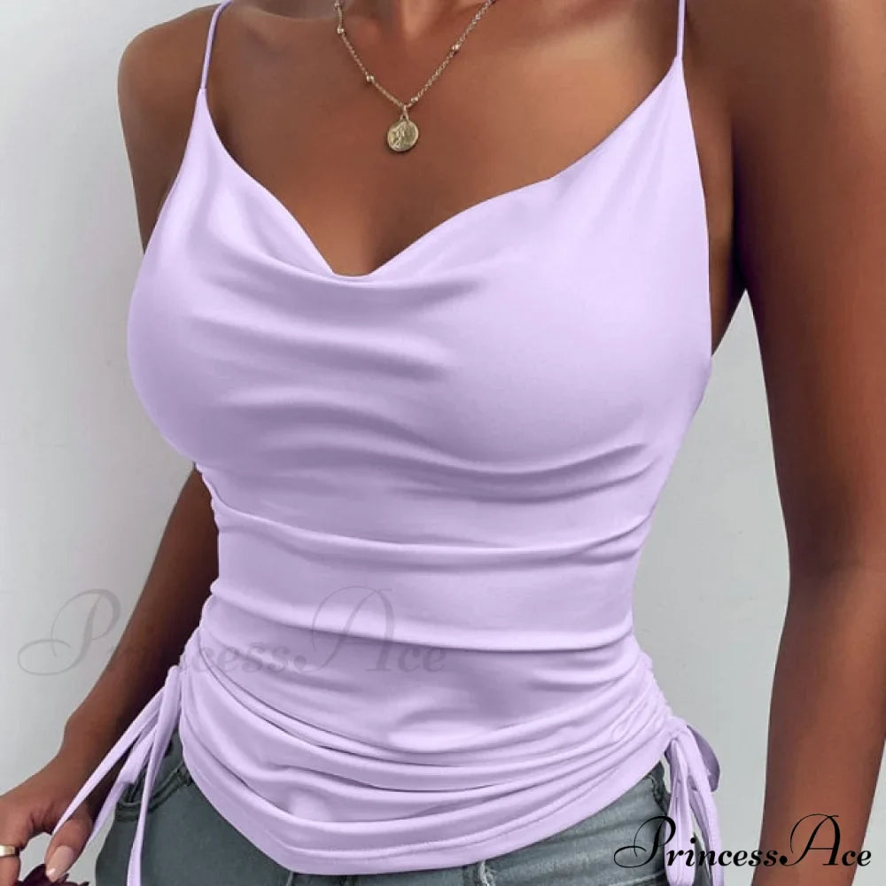 New Sexy Strap Basic Tops image 4