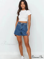 O Neck Knit White Crop Top image 5