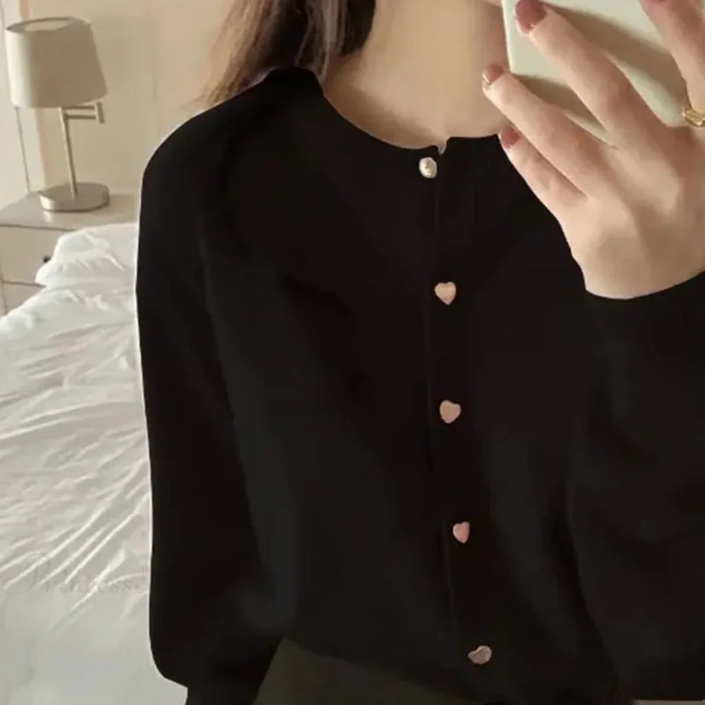 O-neck Long Sleeve Casual Cardigan image 5