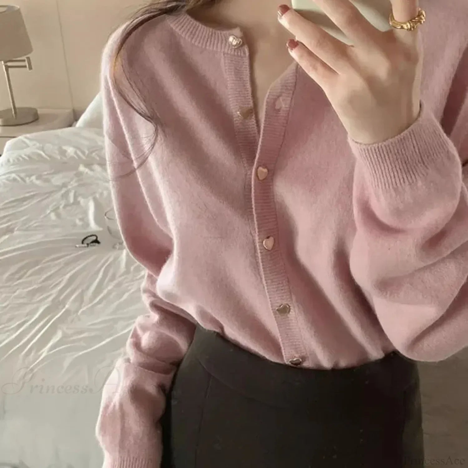 O-neck Long Sleeve Casual Cardigan image 6