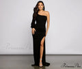 Odette Formal One Charming Shoulder Crepe Mermaid Dress image 1