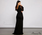 Odette Formal One Charming Shoulder Crepe Mermaid Dress image 2