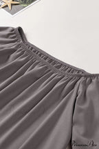 Off-Shoulder Blouse Tie with Hem image 5