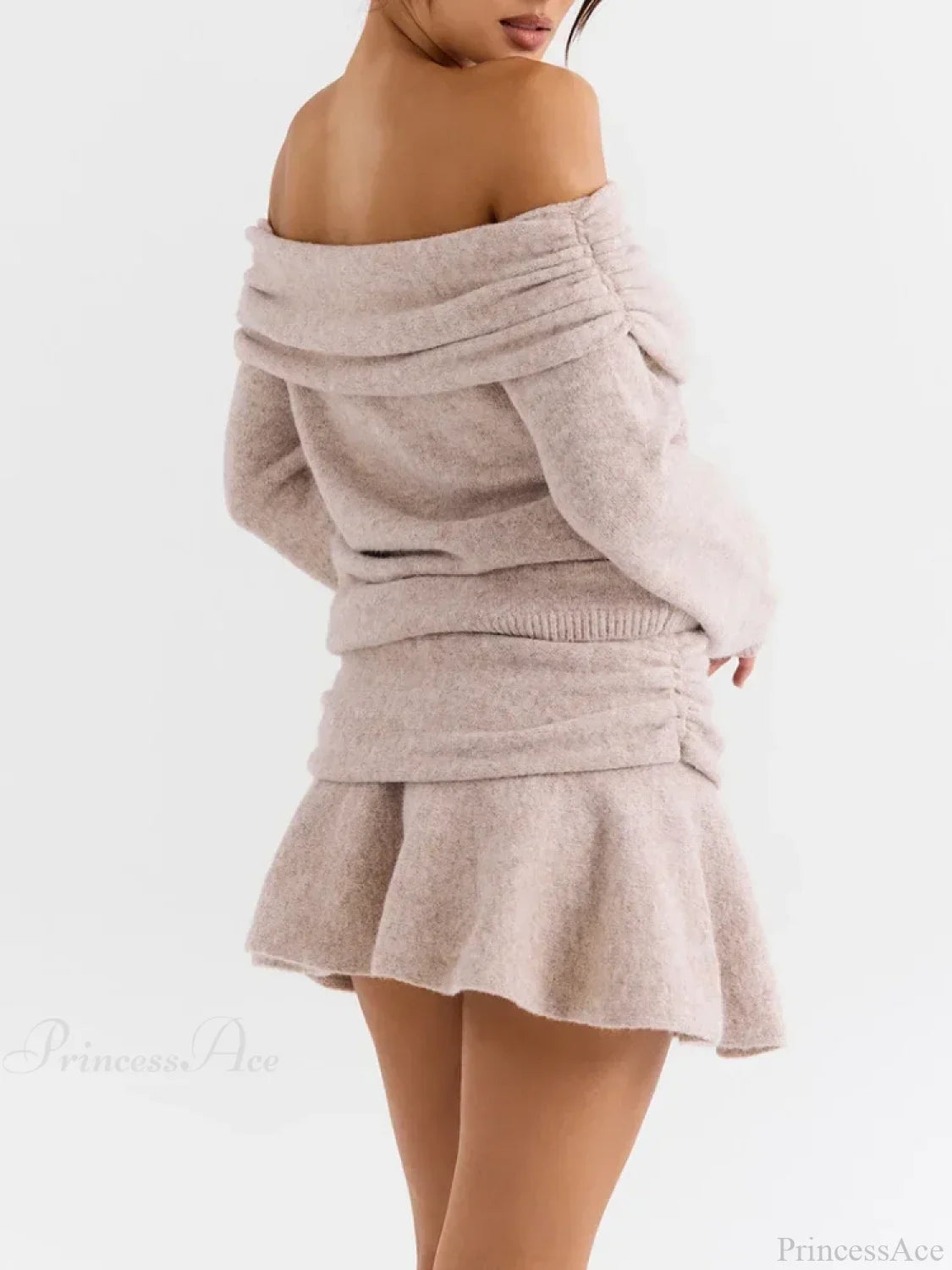 Off Shoulder Cashmere Sweater image 4