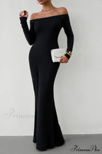 Off Shoulder Fishtail Dress image 12