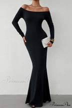 Off Shoulder Fishtail Dress image 13