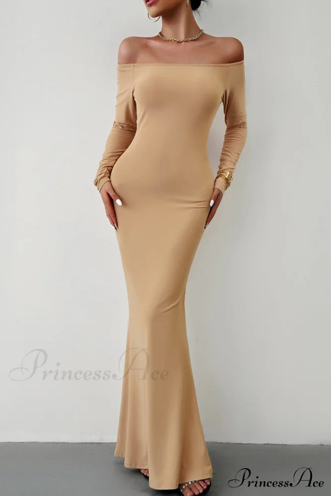 Off Shoulder Fishtail Dress image 10