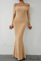 Off Shoulder Fishtail Dress image 9