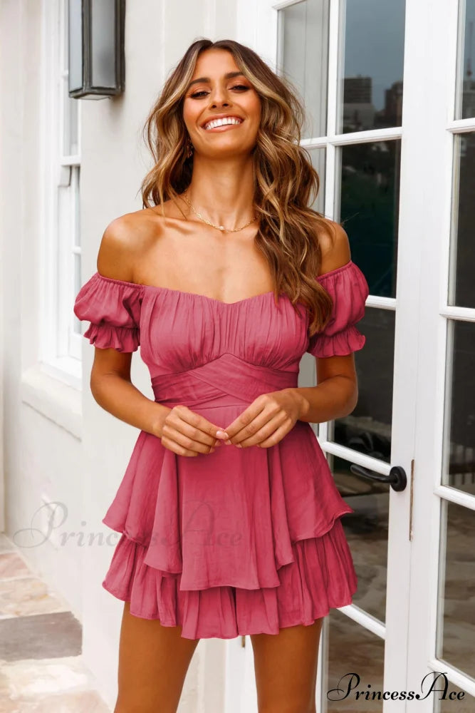 Off Shoulder Ruffled Skirt Pants with Tie Back image 6