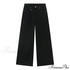 Old Male Pants Summer Blue Washed Denim Casual Menwear Wide Leg Trousers 2024 New Fashion Jeans image 7