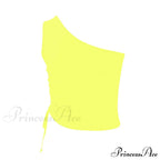 One Shoulder Cami Tie with Detail image 13