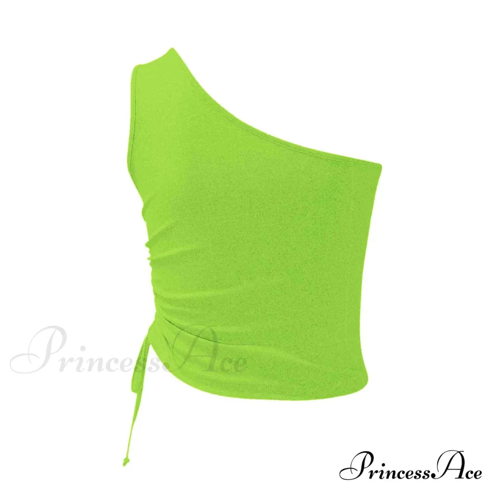 One Shoulder Cami Tie with Detail image 3