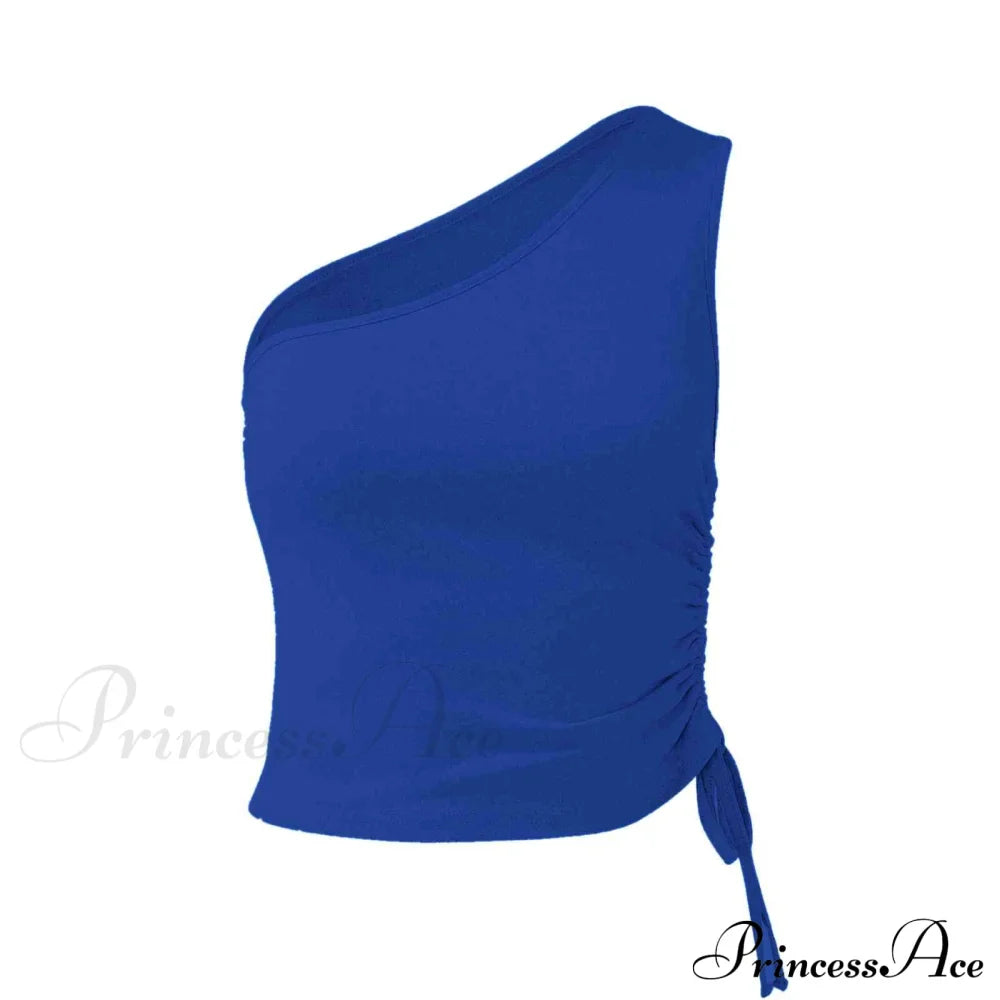 One Shoulder Cami Tie with Detail image 9