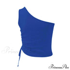 One Shoulder Cami Tie with Detail image 10