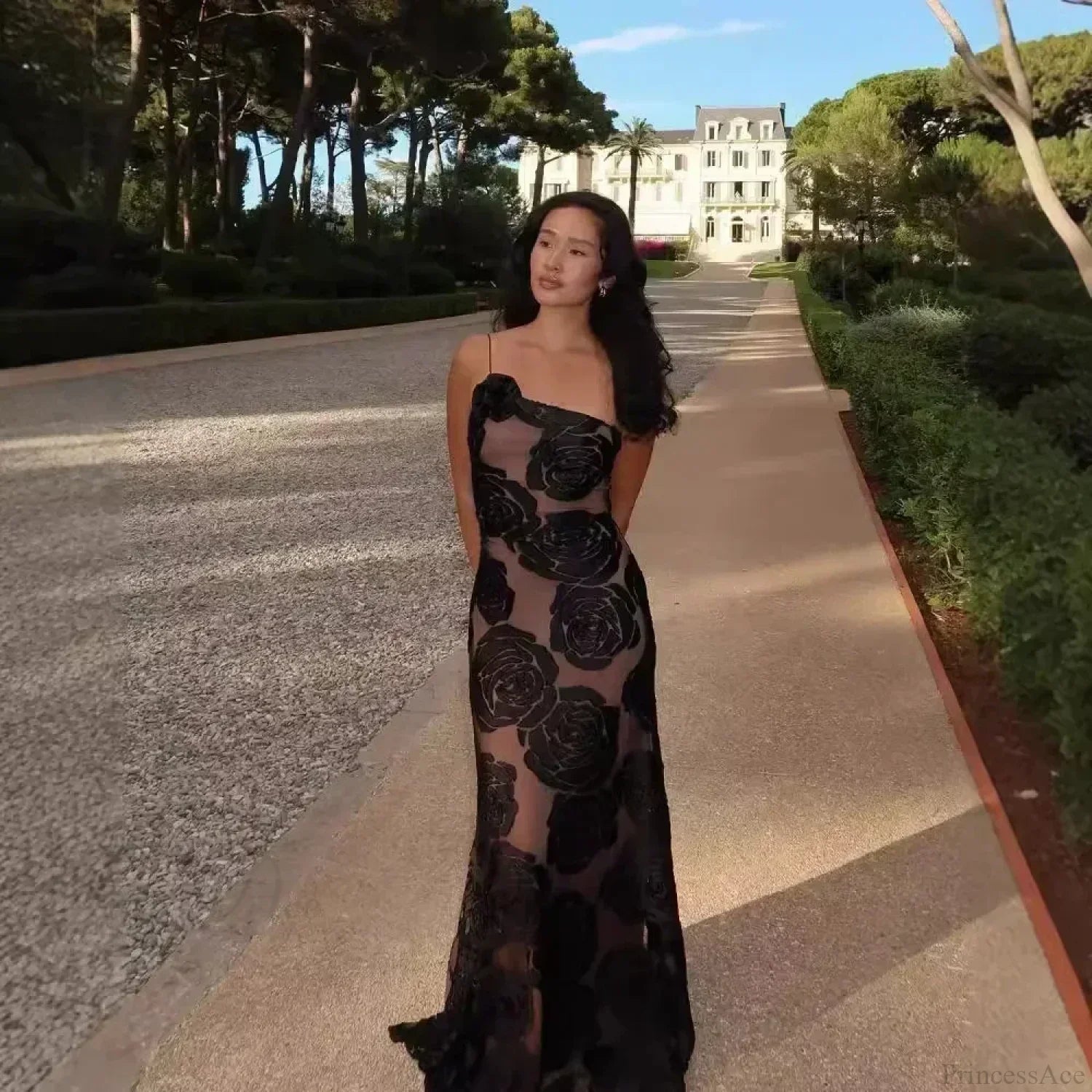 One Shoulder Mesh Bodycon Party Dress image 2