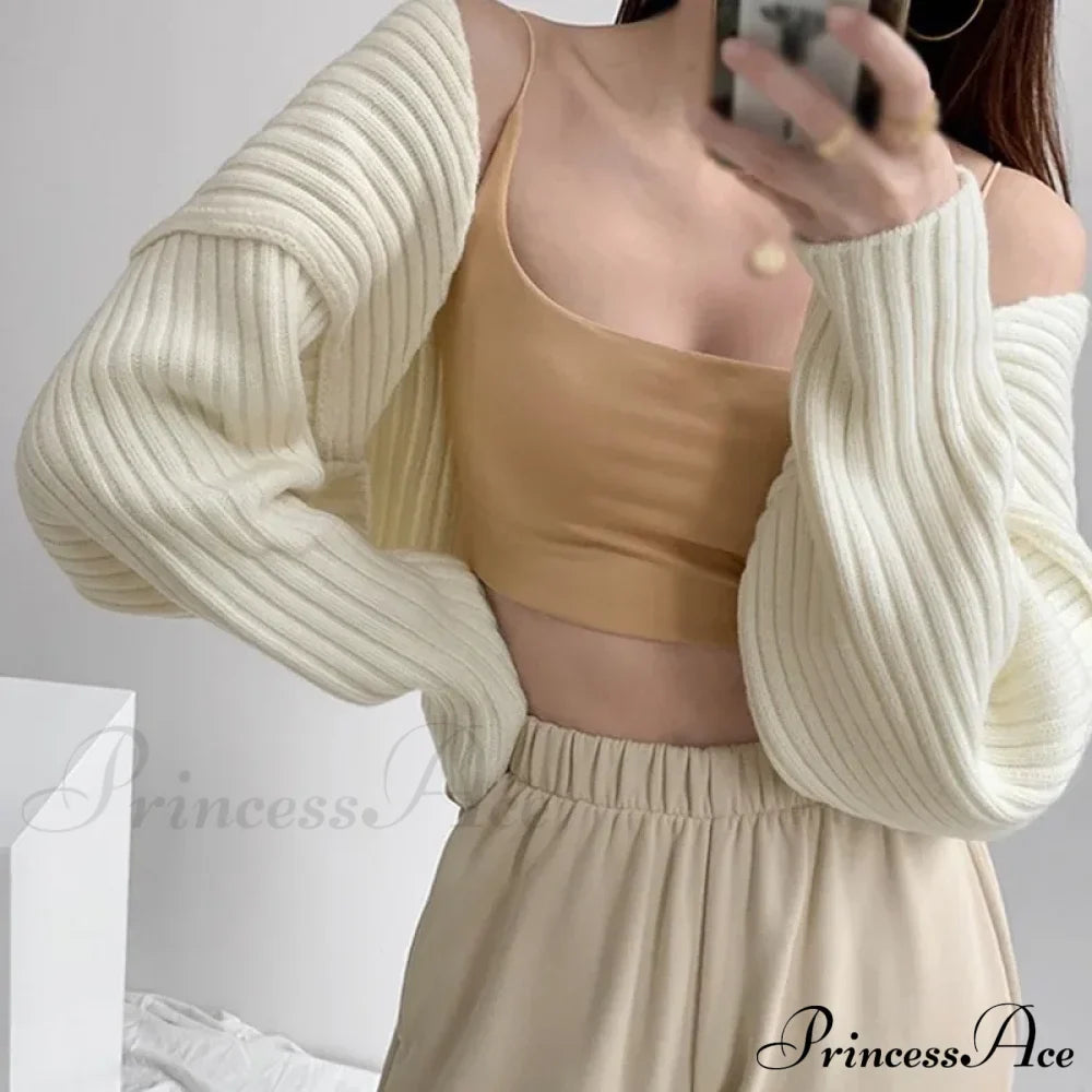 Open Front Solid Color Cropped Casual Bolero Shrug Cardigan image 6