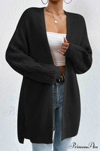 Open Mid-Length Front Cardigan image 4