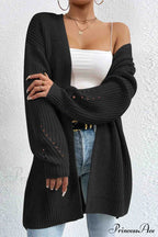 Open Mid-Length Front Cardigan image 3