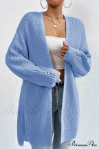 Open Mid-Length Front Cardigan image 6