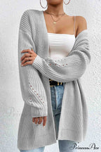 Open Mid-Length Front Cardigan image 9