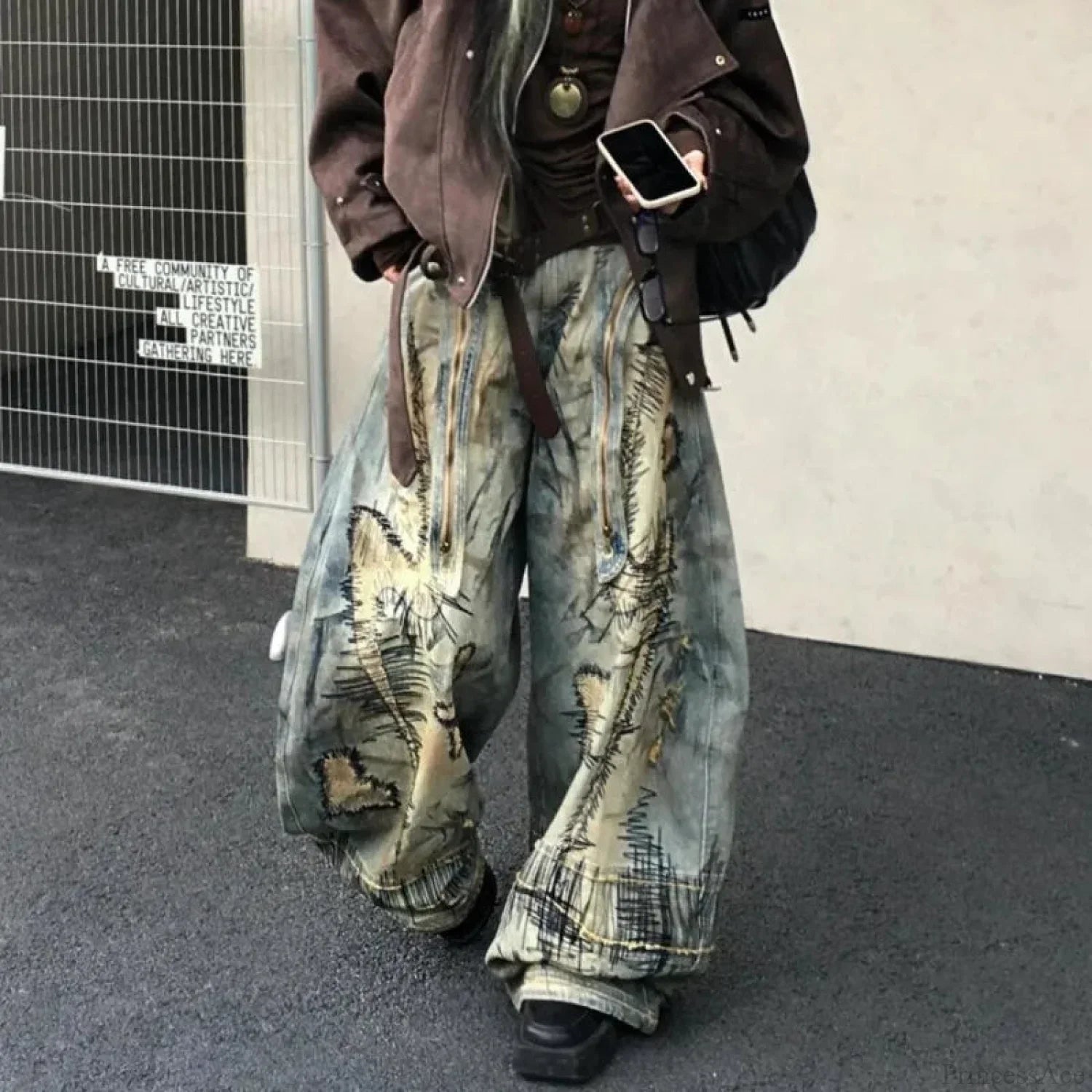 Ornamented Gothic Ruin Trouser image 1