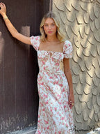 Lace Backless Bodycon Maxi Dress image 2