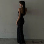 Out Lace Sheer Maxi Dress image 3