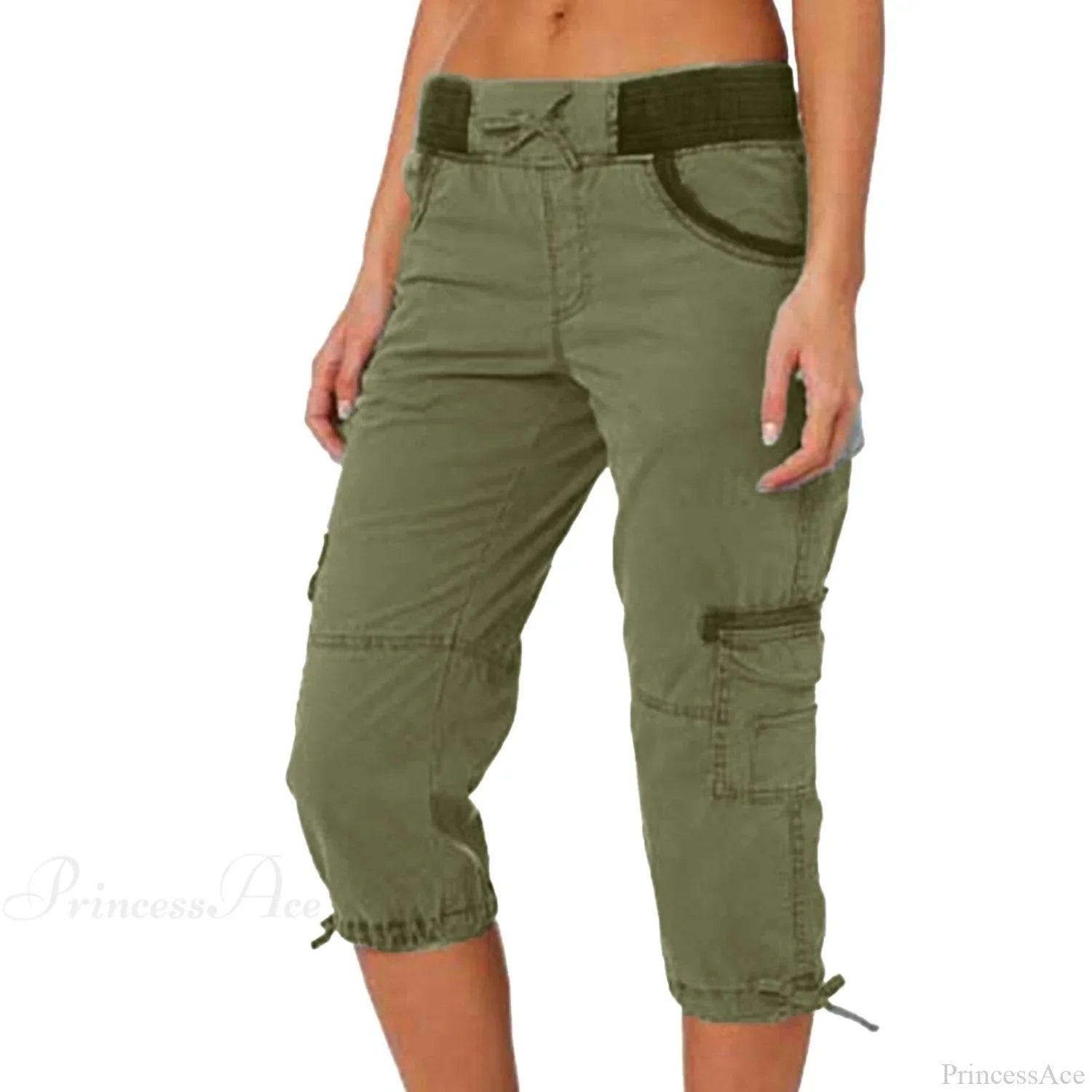 Overalls Thin Loose Cargo Shorts Pantalones image 5