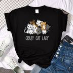 Oversize Fashion Clothing Funny Korean Style T-Shirts image 34