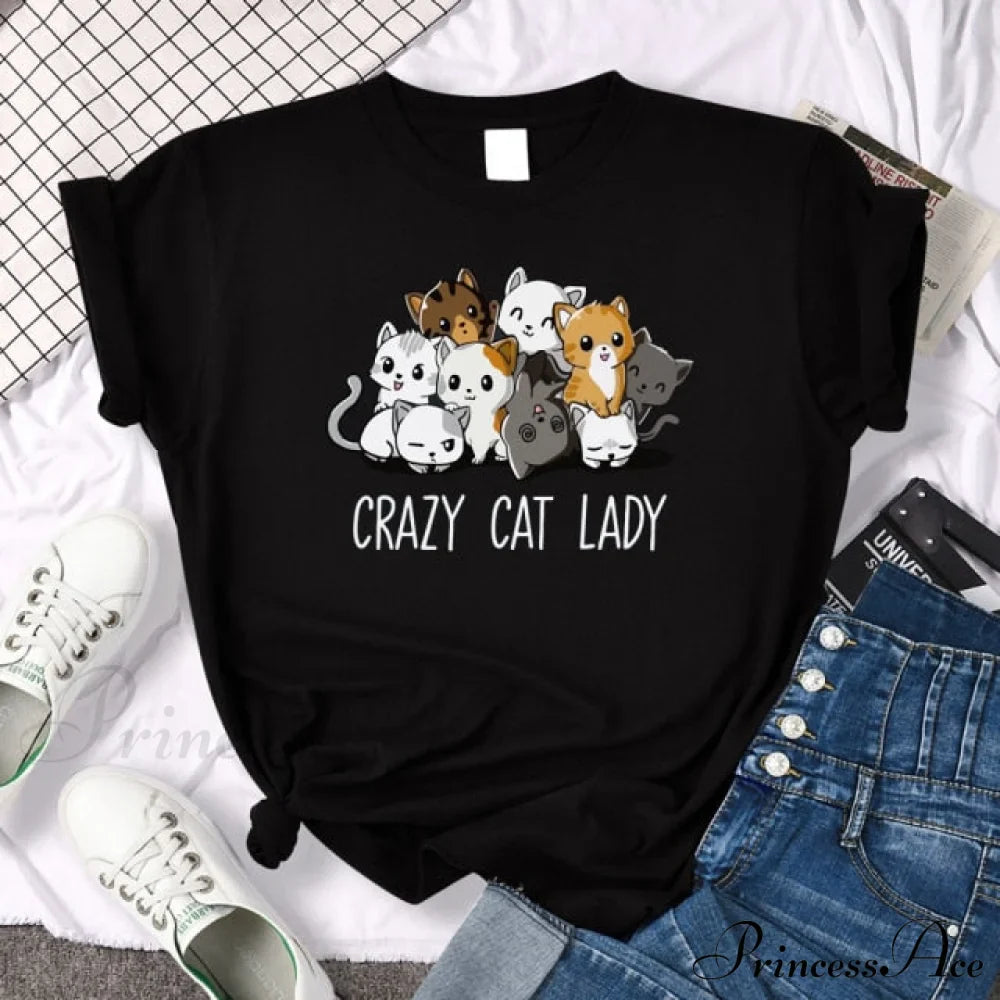 Oversize Fashion Clothing Funny Korean Style T-Shirts image 34