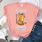 Oversize Fashion Clothing Funny Korean Style T-Shirts image 3