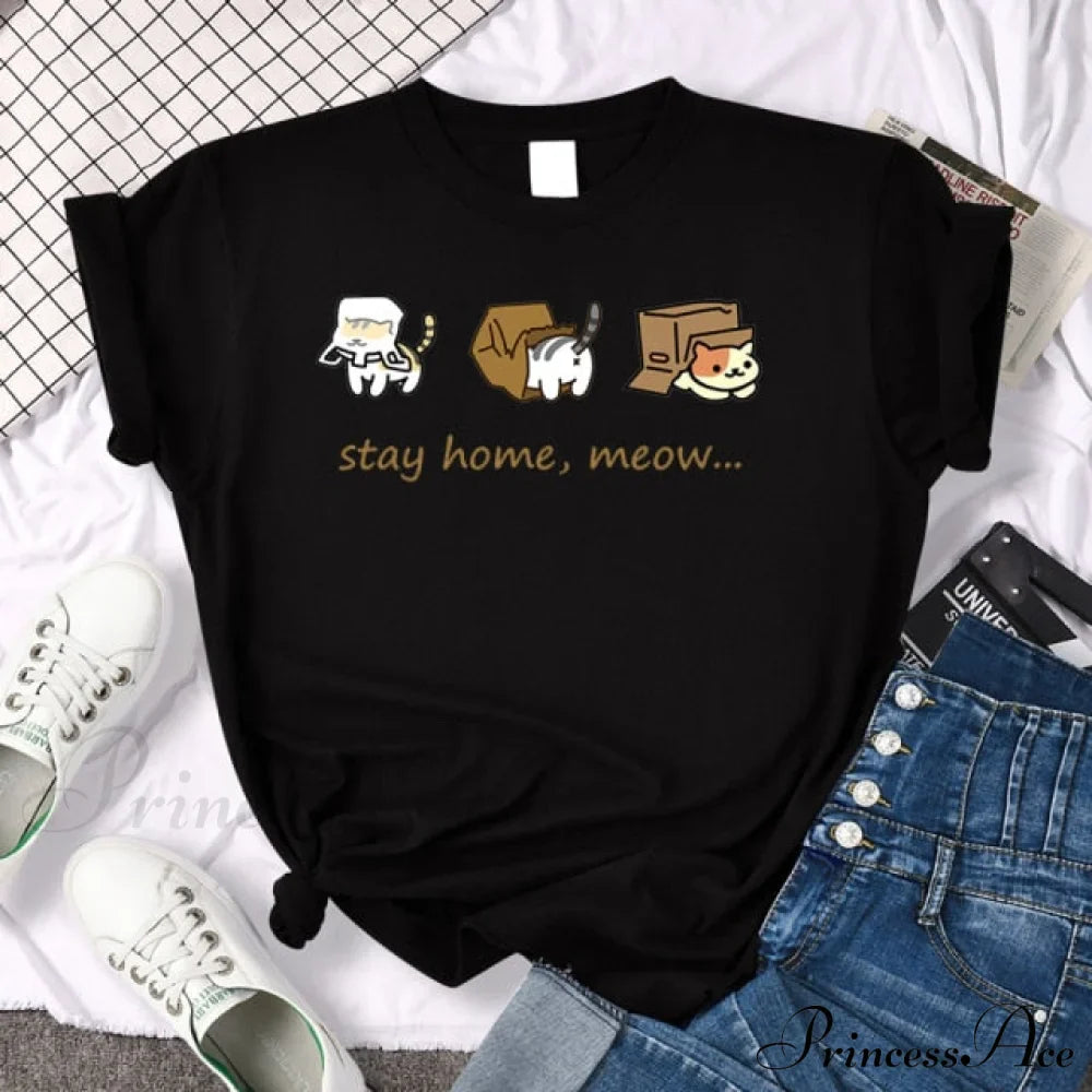 Oversize Fashion Clothing Funny Korean Style T-Shirts image 20