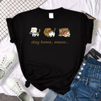 Oversize Fashion Clothing Funny Korean Style T-Shirts image 20