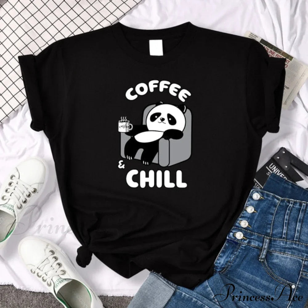 Oversize Fashion Clothing Funny Korean Style T-Shirts image 33