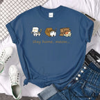 Oversize Fashion Clothing Funny Korean Style T-Shirts image 9