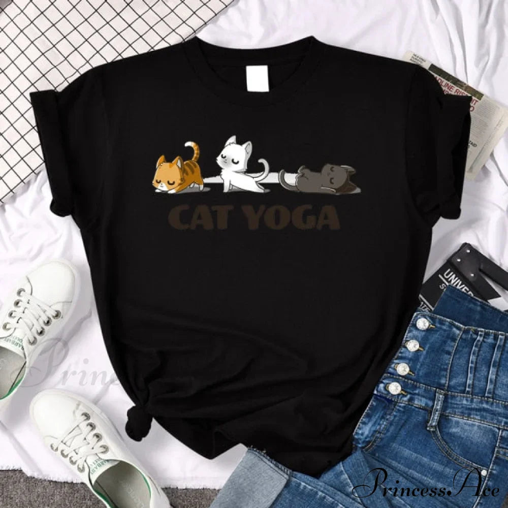 Oversize Fashion Clothing Funny Korean Style T-Shirts image 16
